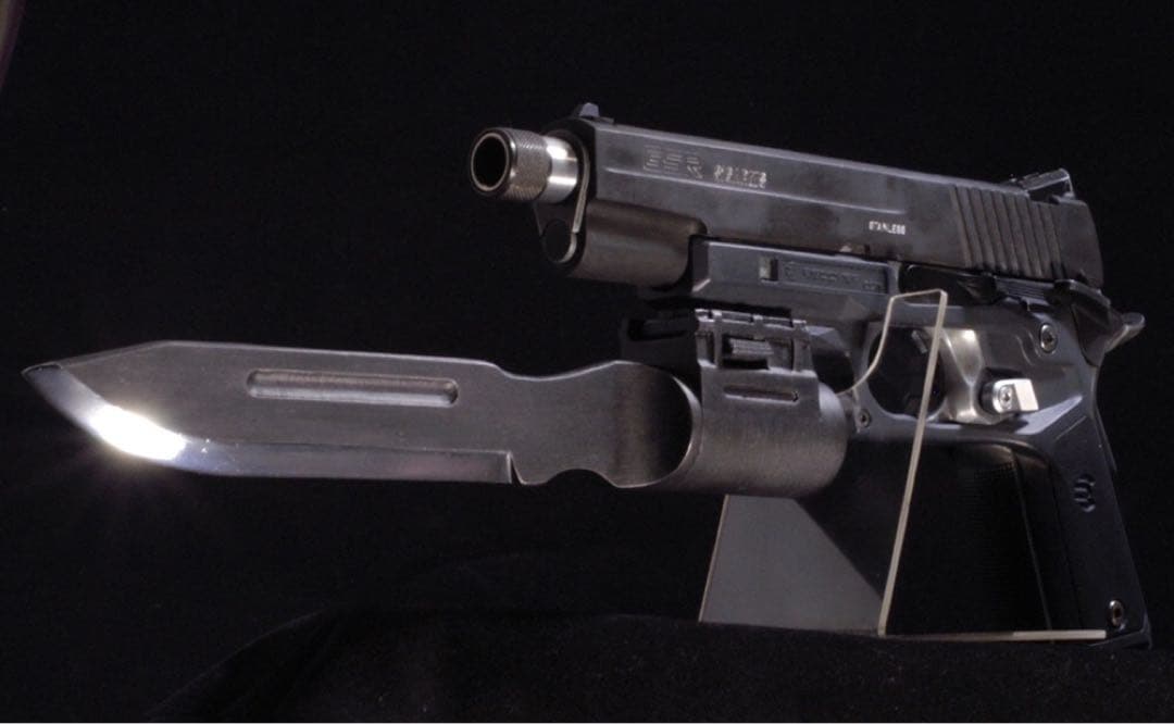 【2個セット】ハンドガン用 銃剣 ヨルムンガンド風デザイン 組み立てキット