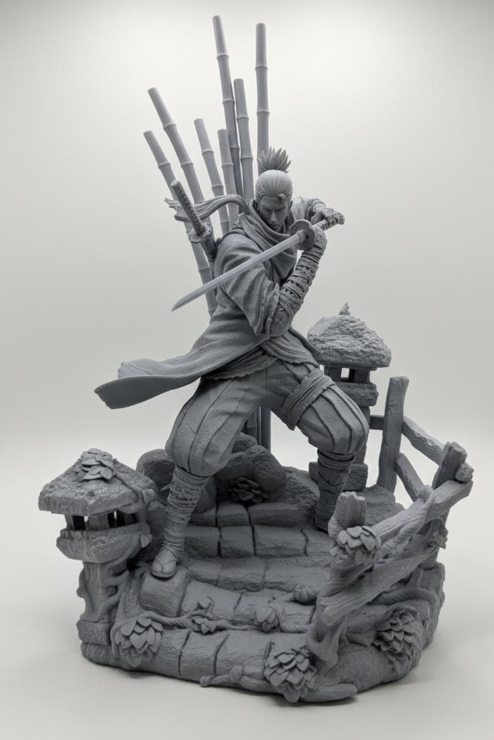 SEKIRO 狼 1/10 ガレージキット 未塗装未組立 フィギュア