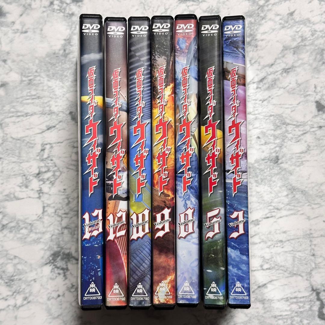 仮面ライダー ウィザード DVD レンタルアップ 7点セット - メルカリ