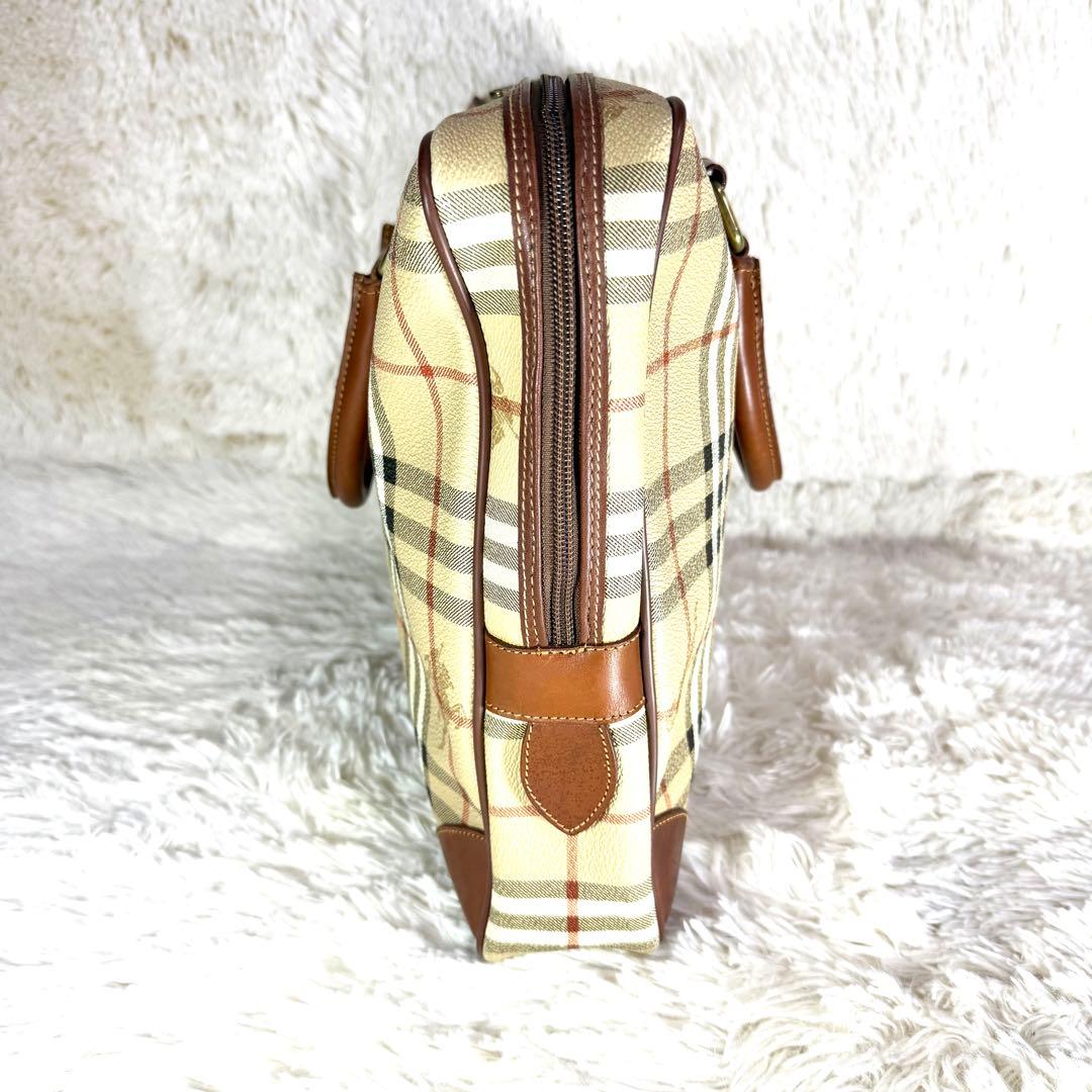 BURBERRY バーバリー ブリーフケース ビジネスバッグ PVC ブラウン