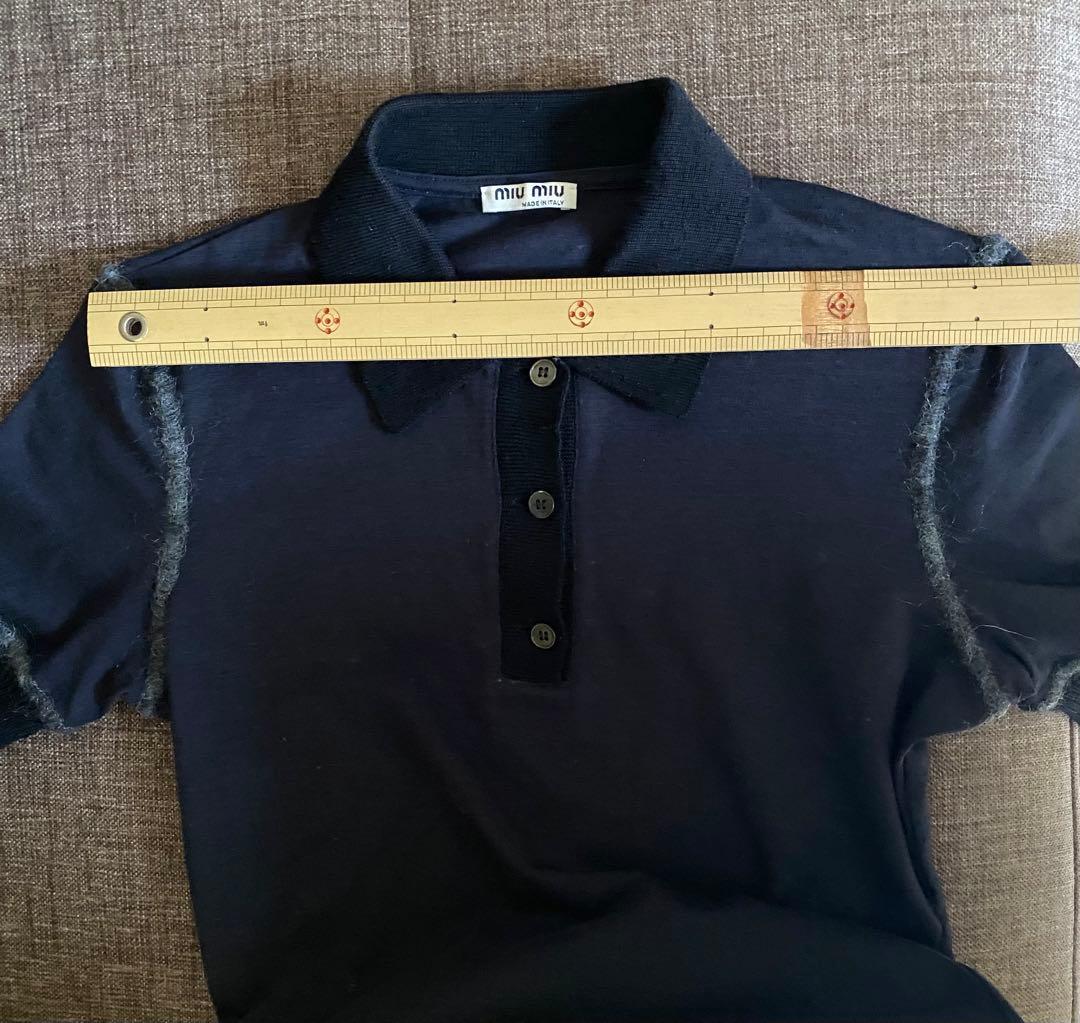 ダークネイビー 半袖ポロシャツ