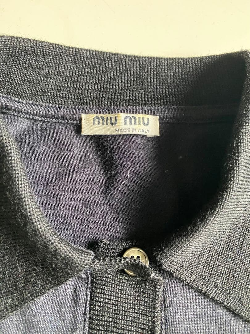 ダークネイビー 半袖ポロシャツ