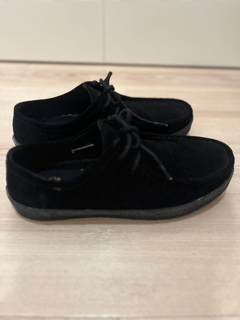⭐︎last resort ab黒 スエード モカシンシューズ27.5cm