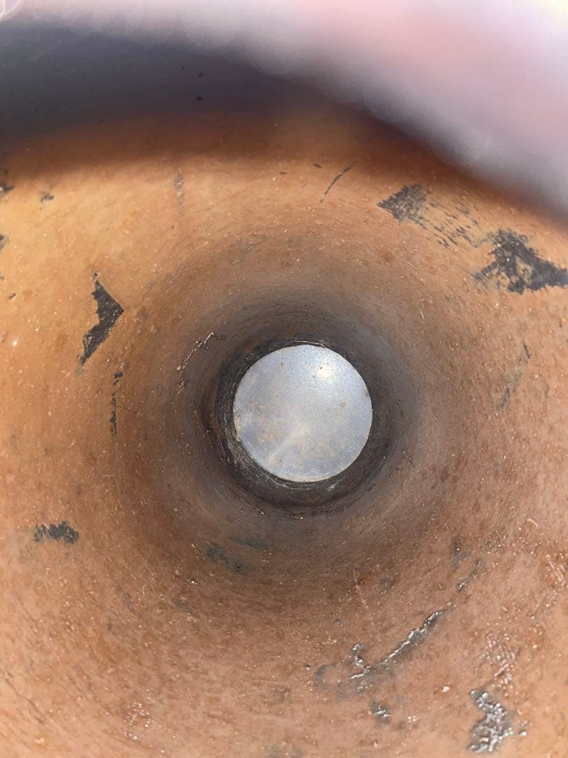 中国古玩　福建漆器 金彩画　大花瓶　台付