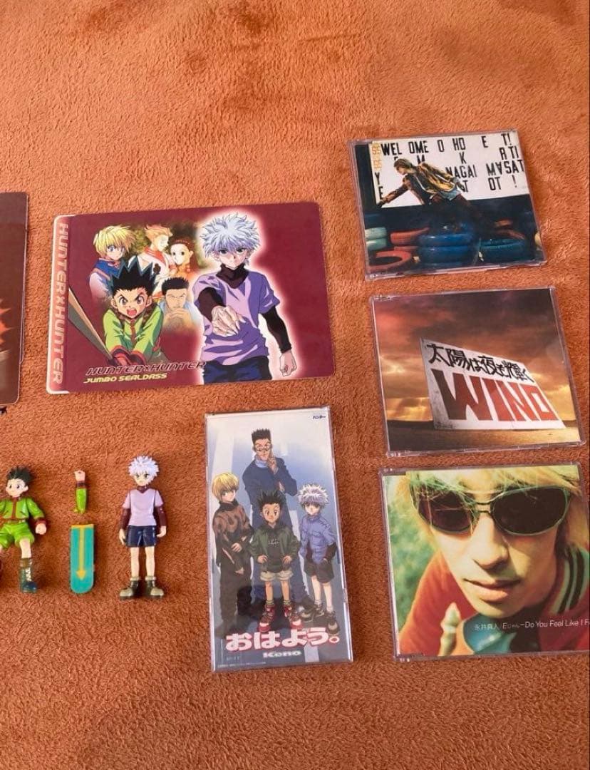 旧アニメ　HUNTER×HUNTERグッズまとめ売り　トレカ　フィギュア　CD