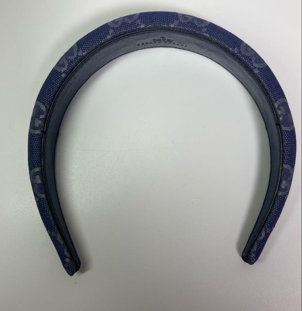 GUCCI (グッチ )GGキャンバス ヘアバンド カチューシ