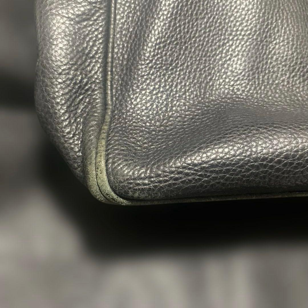 JIL SANDER ビジネスバッグ 黒 レザー