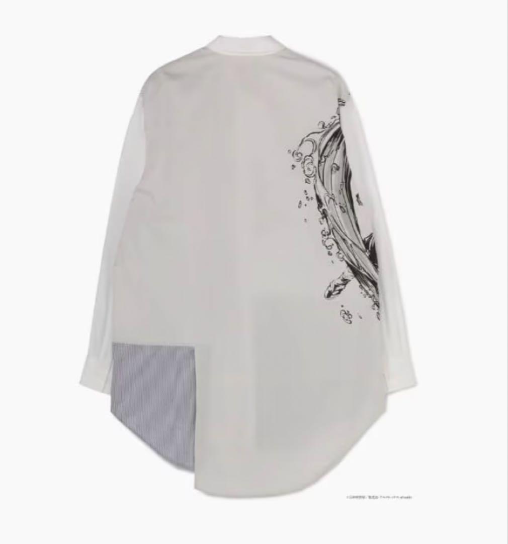 鬼滅の刃 GroundY ヨウジヤマモト 竈門炭治郎 シャツ ホワイト