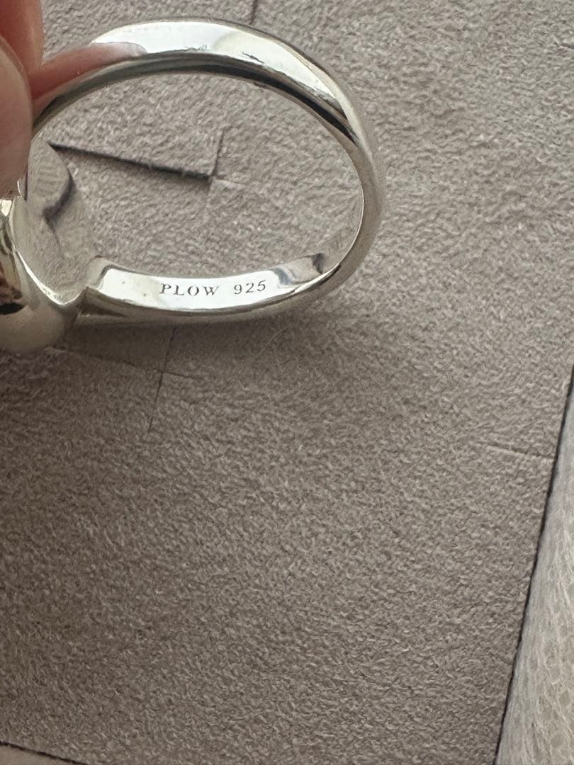 PLOW Shell Window Ring -Silver 15号