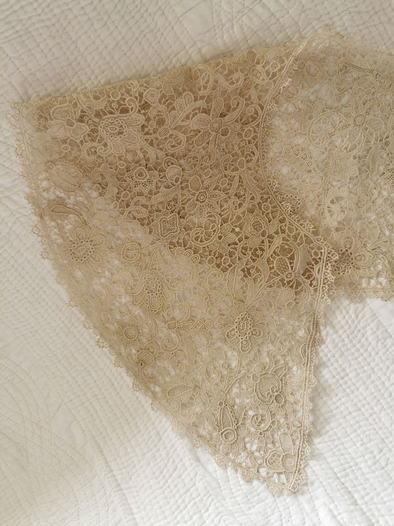 アンティーク イタリア 最上の精緻 ブラーノレース ポワンドヴェニス