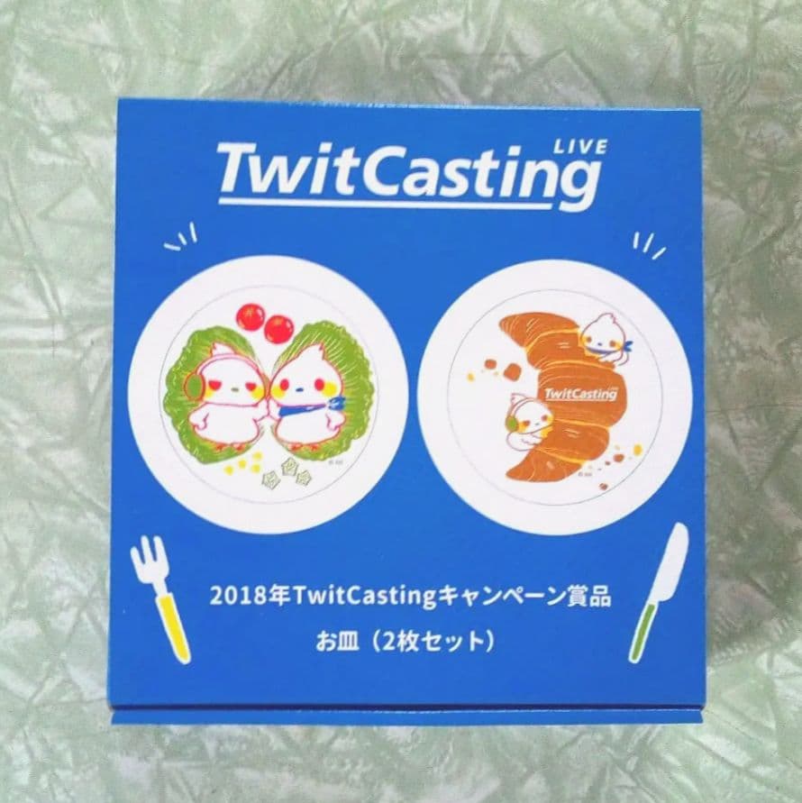 ツイキャスグッズセット(ビーズクッション＆マグカップ＆Tシャツ＆お皿)レア物