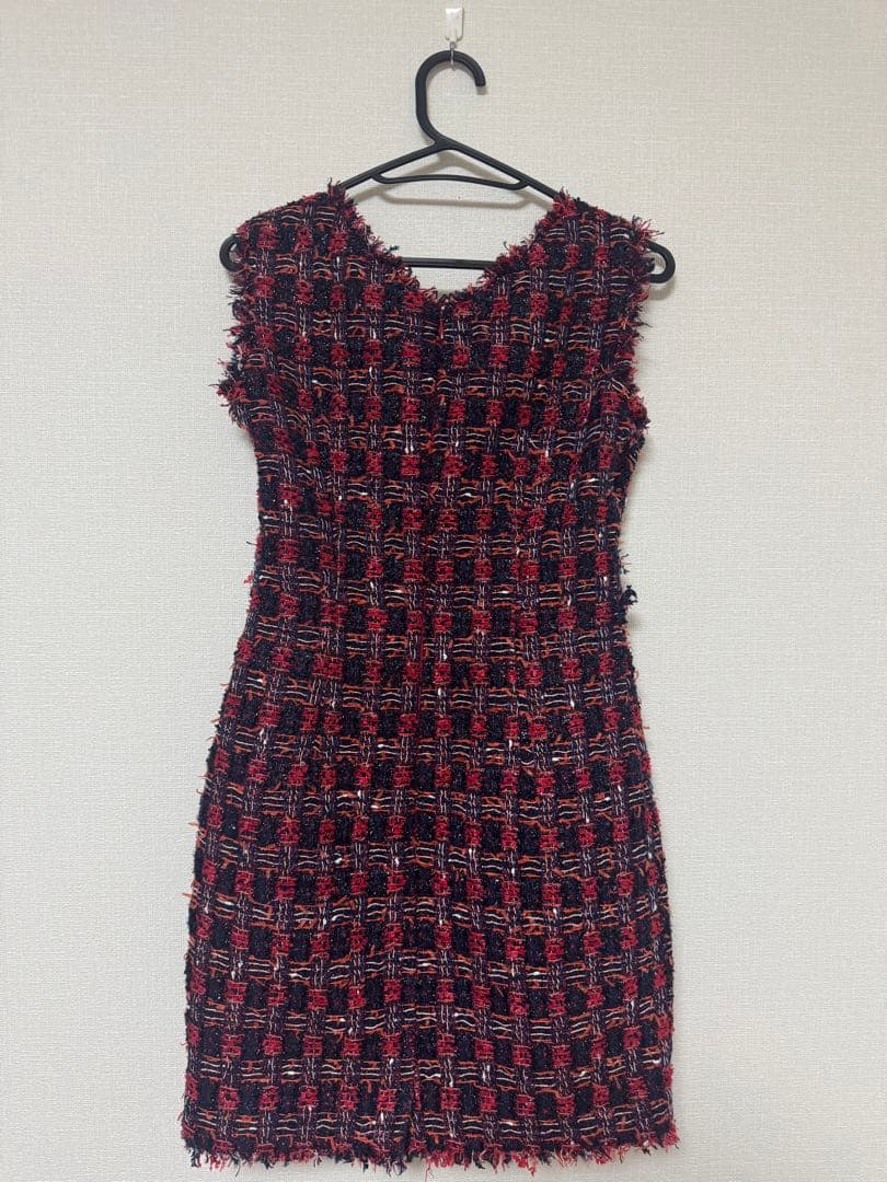 ローブドフルール　ツィード　ドレス