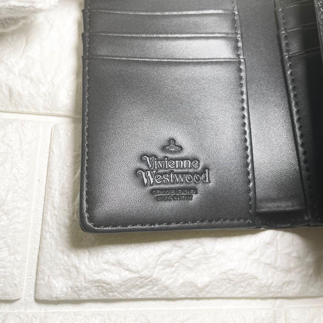 【新品未使用】ヴィヴィアンウエストウッド　三つ折り財布　ブラック