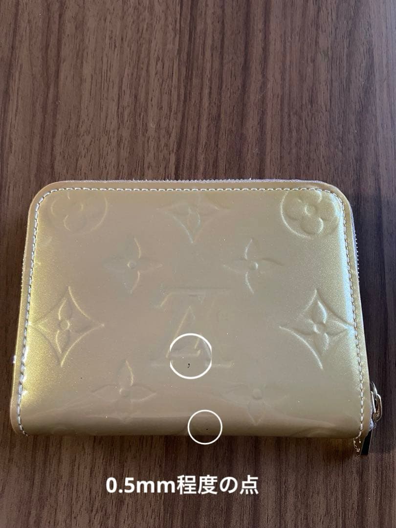 ルイヴィトン　ヴェルニ　ケース　カードケース　ベージュプードル