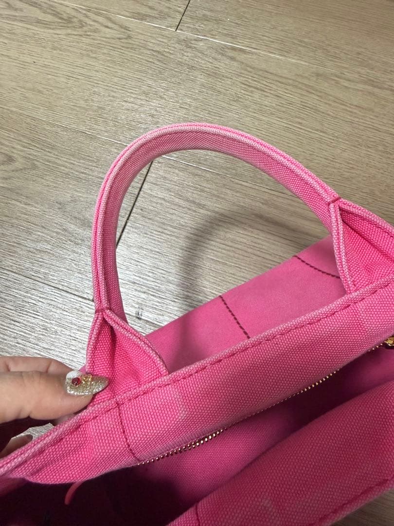 【PRADA】年末セール♡カナパトート♡ピンク♡最終値下げ☆