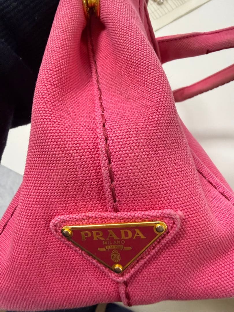 【PRADA】年末セール♡カナパトート♡ピンク♡最終値下げ☆