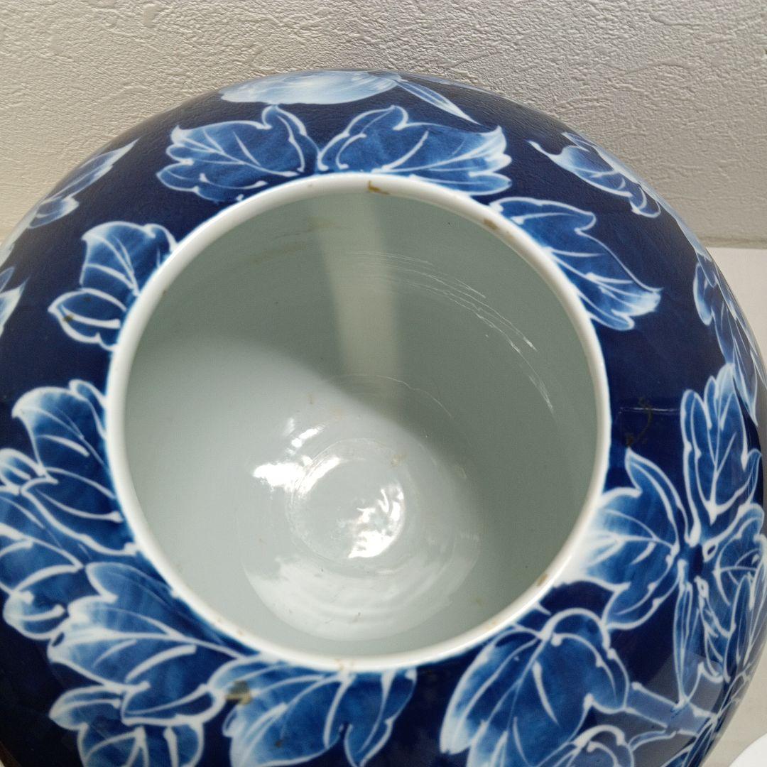 有田焼 文右衛門窯 花瓶 花器 壺 牡丹 文右衛 - メルカリ