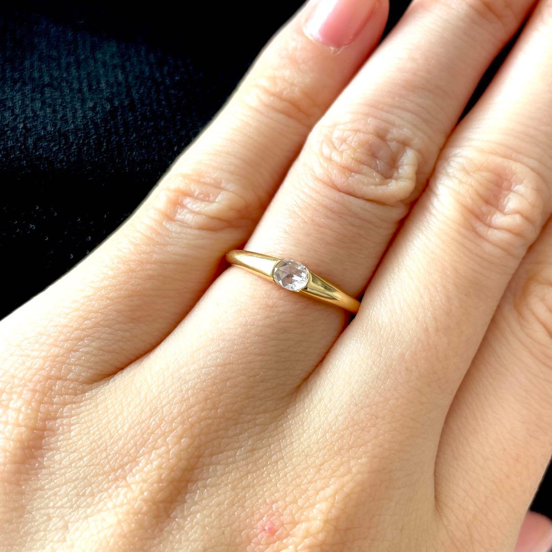 オレフィーチェ　オリビアリング　K18 イエローゴールド ダイヤモンドリング