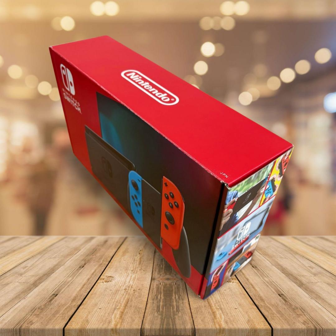 【美品】Nintendo Switch本体（箱・付属品完備）