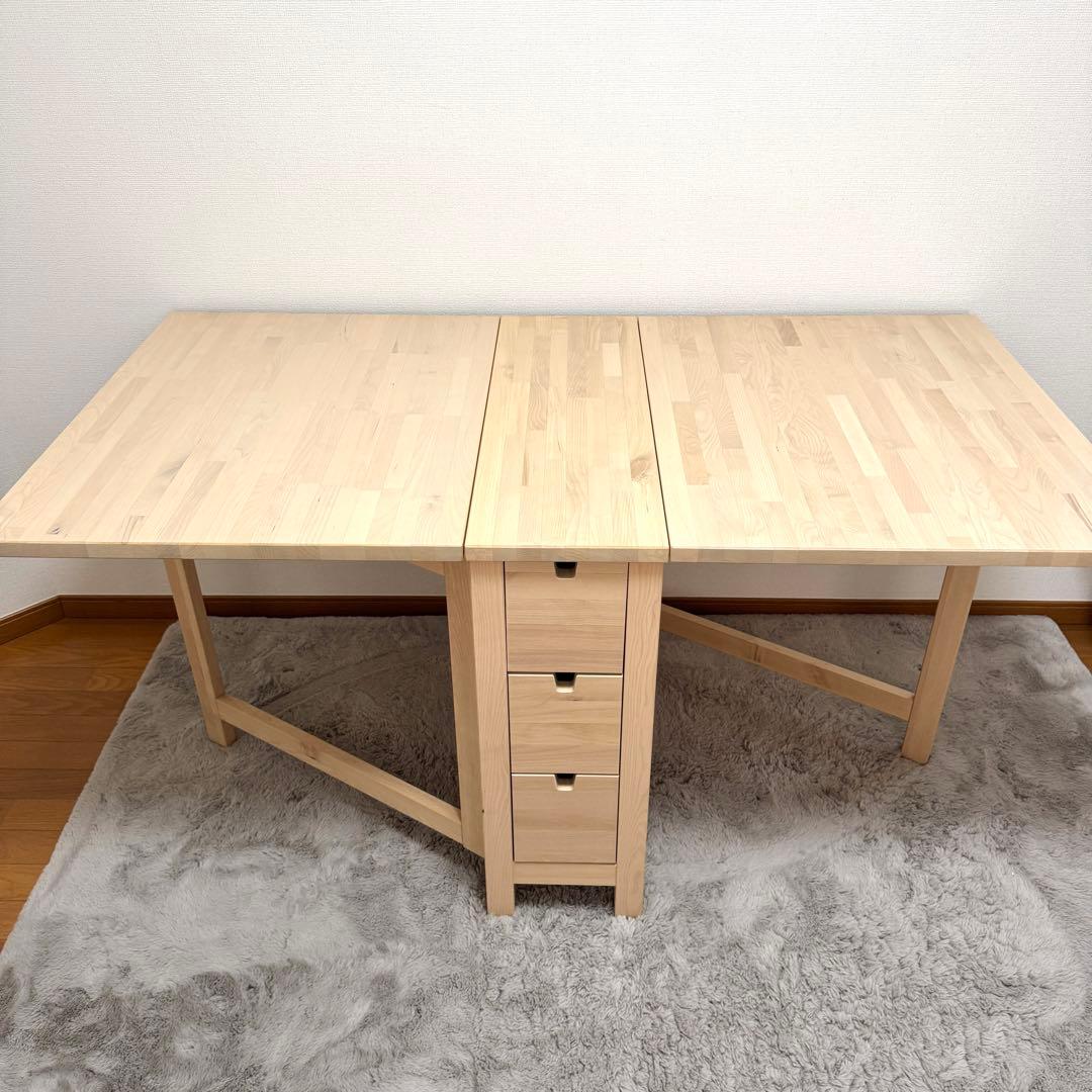 【ながちょ 】IKEA NORDEN ノールデン ゲートレッグテーブル