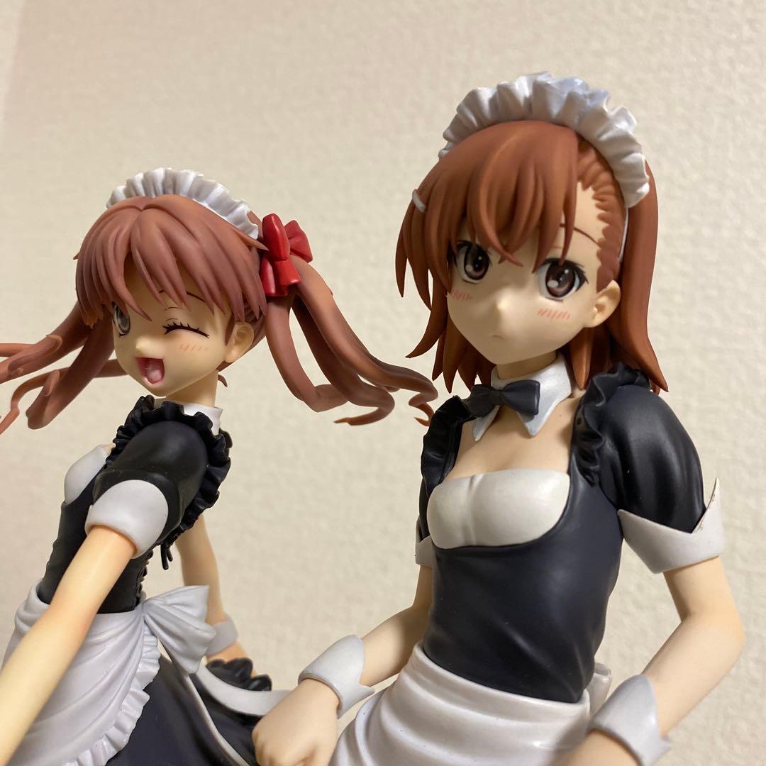 とある科学の超電磁砲 御坂美琴&白井黒子 メイドver.1/6 4-Leaves