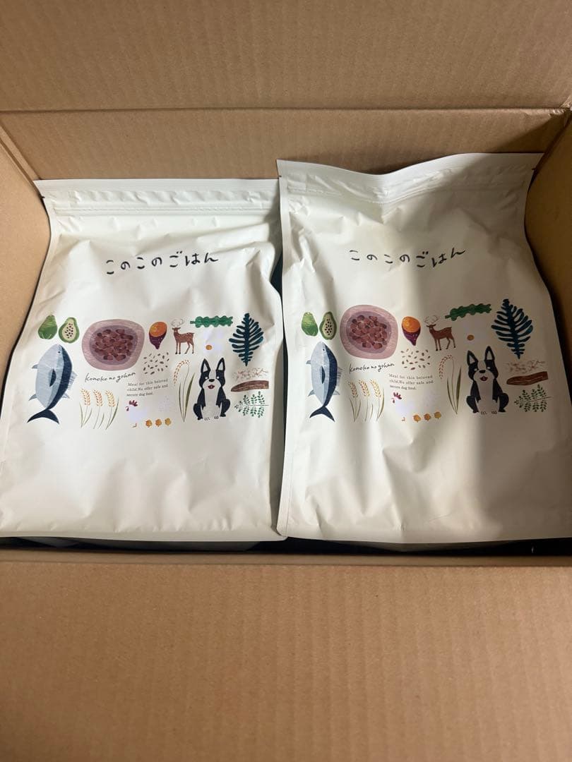 このこのごはん ドライフード 1kg ×2袋