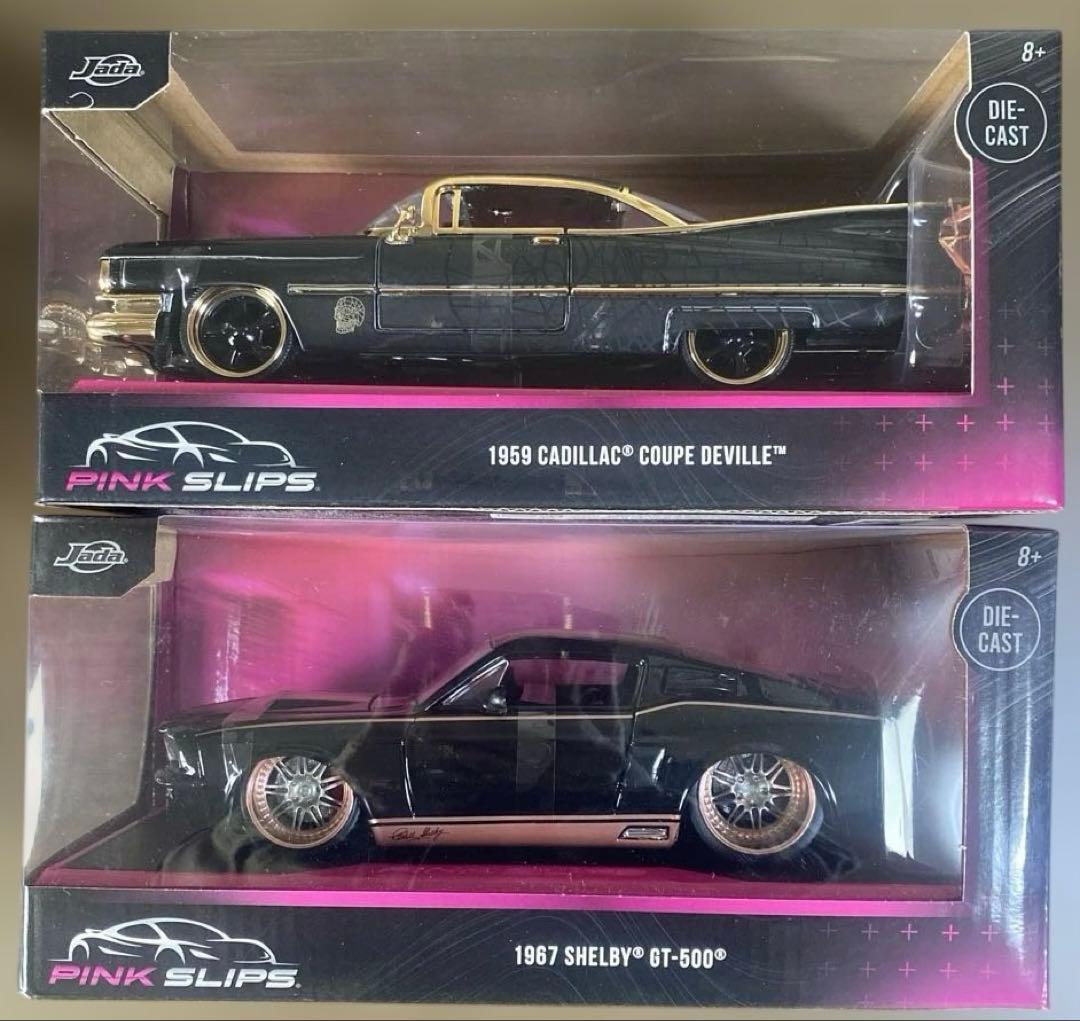 ミニカー 1959 Cadillac & 1967 Shelby GT-500