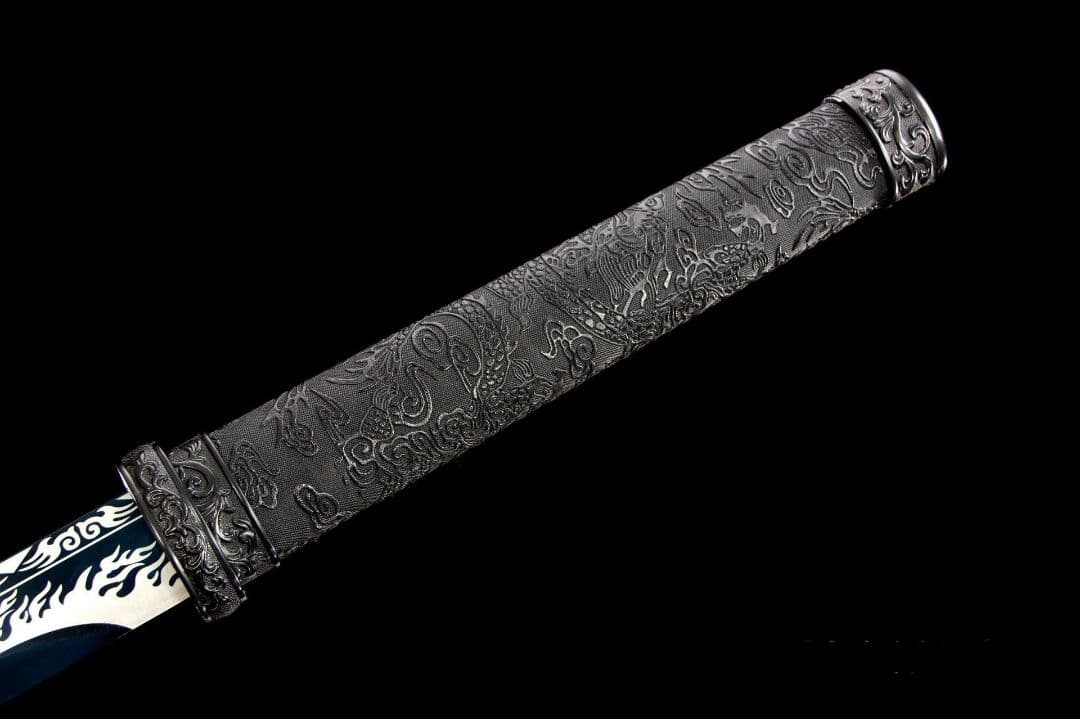 ライトニング唐横刀-高性能マンガン鋼  武具  日本刀 唐剣 模擬刀  居合刀