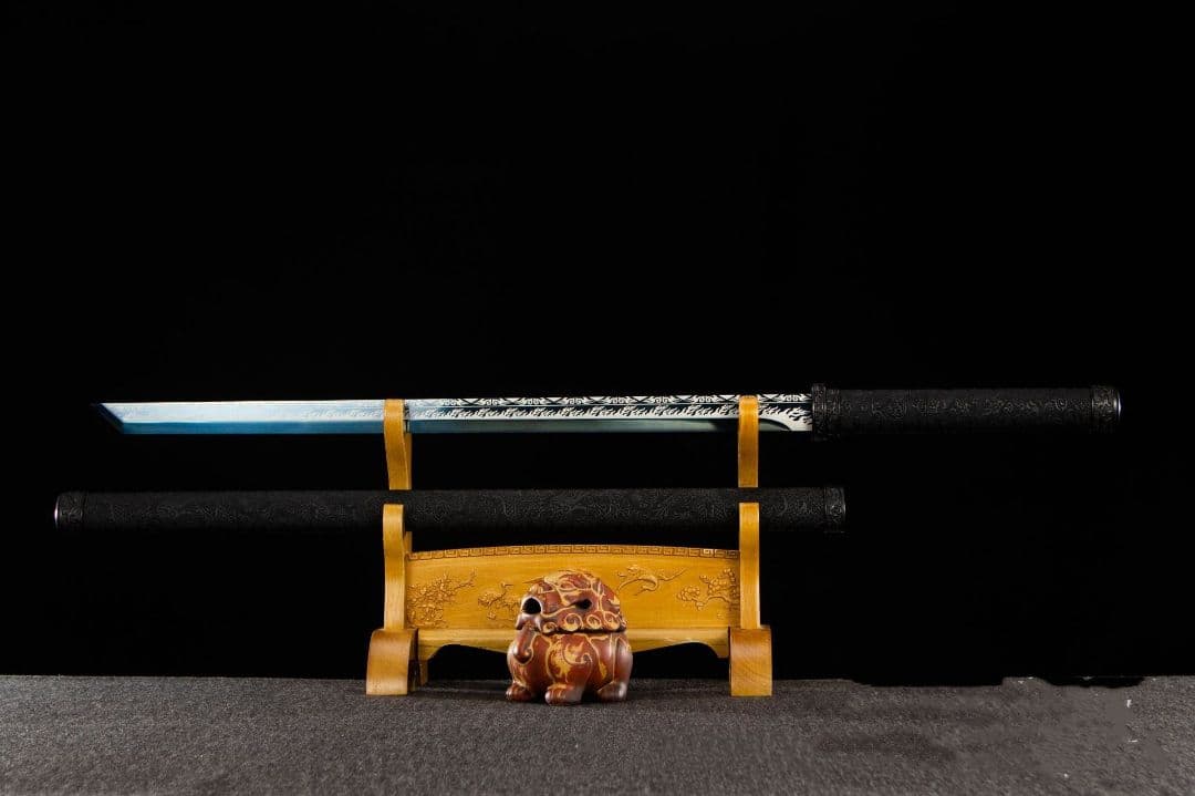 ライトニング唐横刀-高性能マンガン鋼  武具  日本刀 唐剣 模擬刀  居合刀