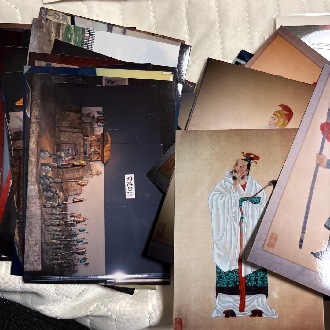 三国志 絵葉書38枚 しゃしん27枚 タペストリー15枚まとめ売り
