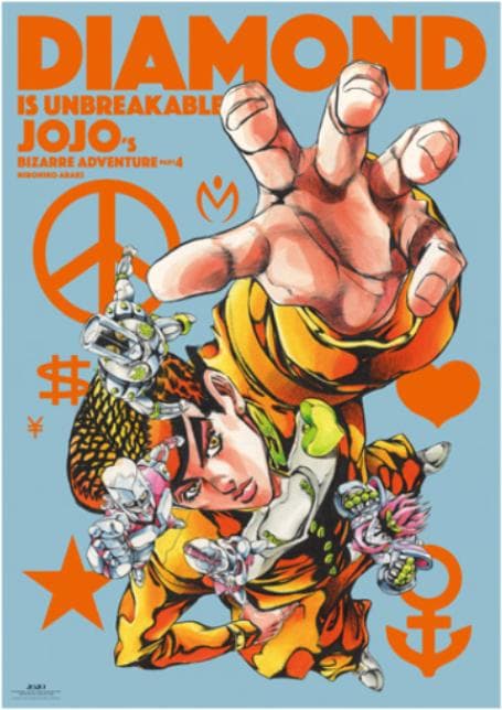 新品】ジョジョの奇妙な冒険 Part4 ダイヤモンドは砕けない B2ポスター