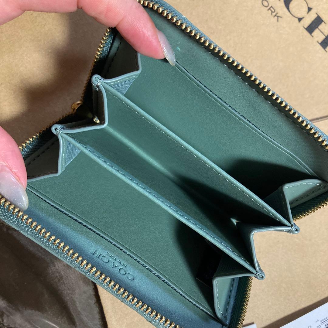 coach コーチ　正規品　キルティング　カードケース　ケース　財布