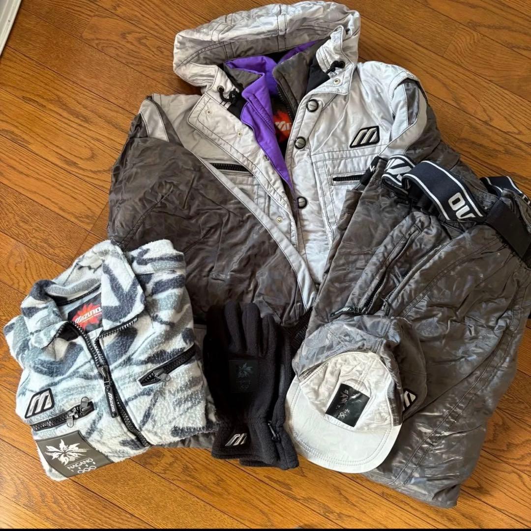 長野オリンピックボランティアウェアMIZUNOスキーウェアフリース