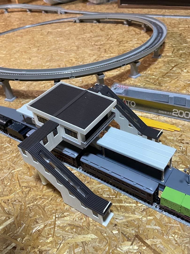Nゲージ TOMIX立体交差レールセット 機関車つき