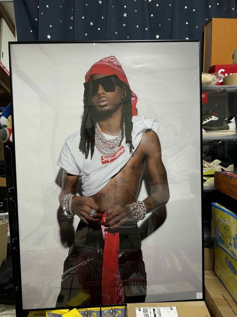 supreme×playboi carti ポスター