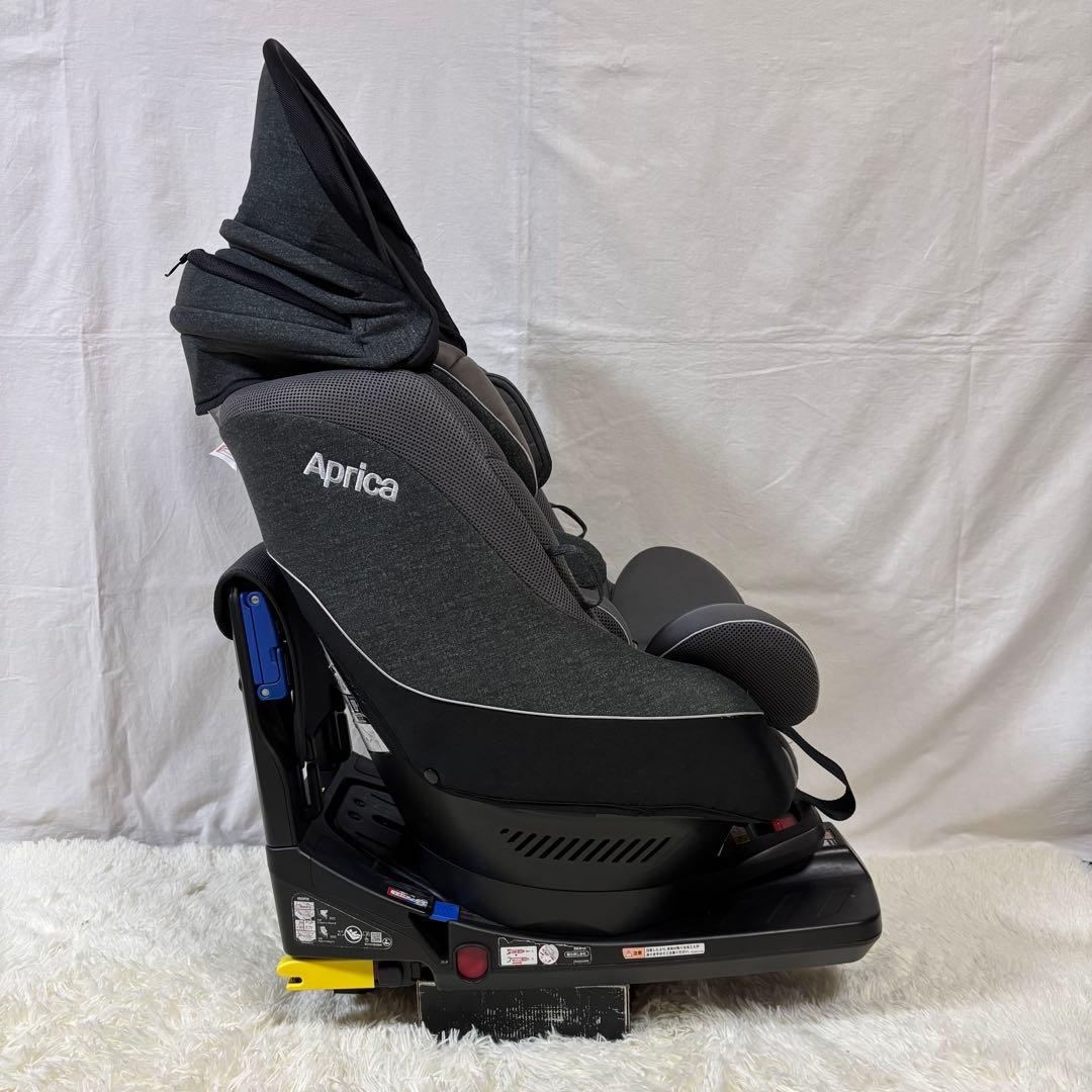 【美品】アップリカ　チャイルドシート　クルリラプレミアム　プレミアムグレー