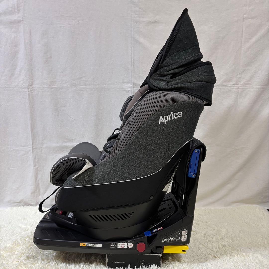 【美品】アップリカ　チャイルドシート　クルリラプレミアム　プレミアムグレー
