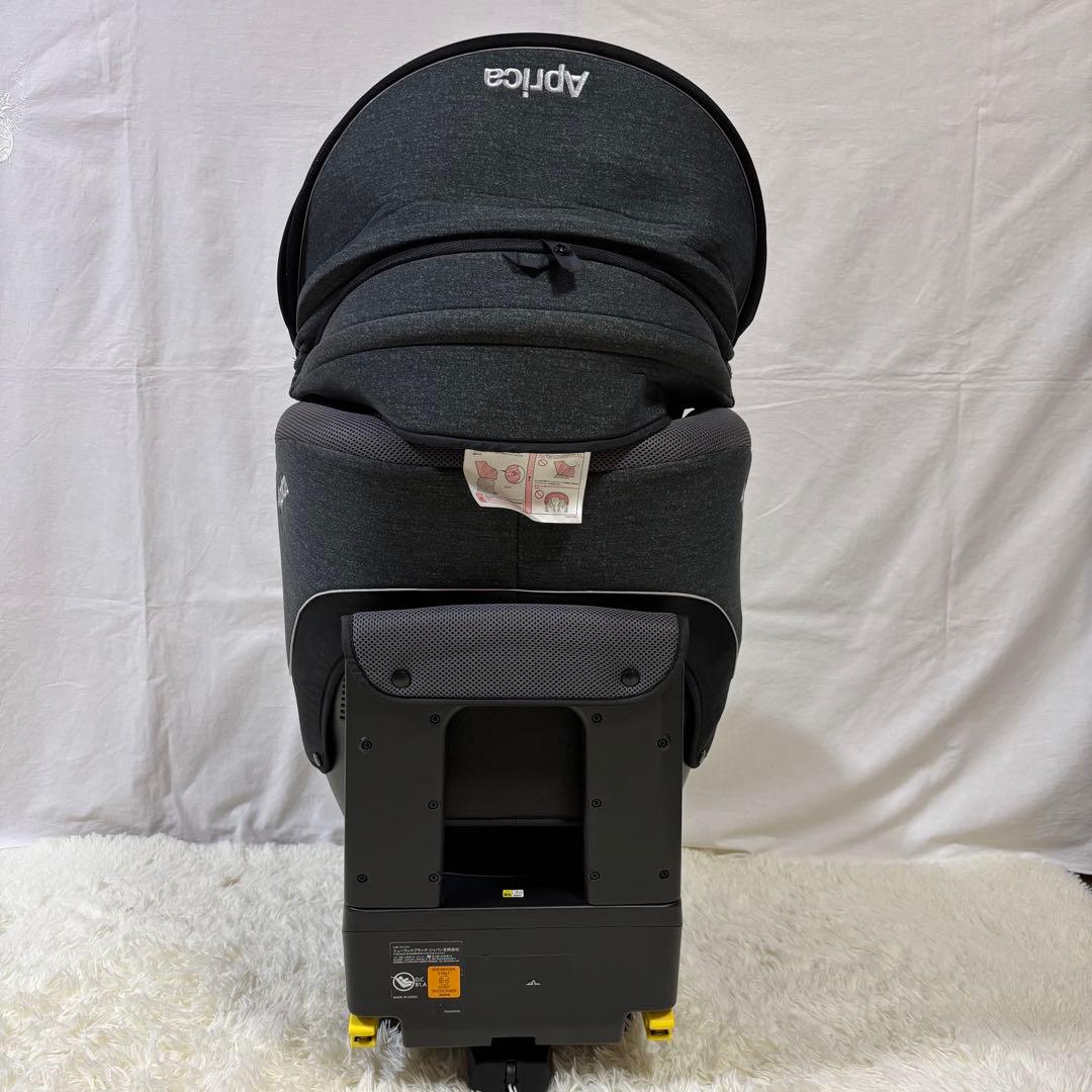 【美品】アップリカ　チャイルドシート　クルリラプレミアム　プレミアムグレー