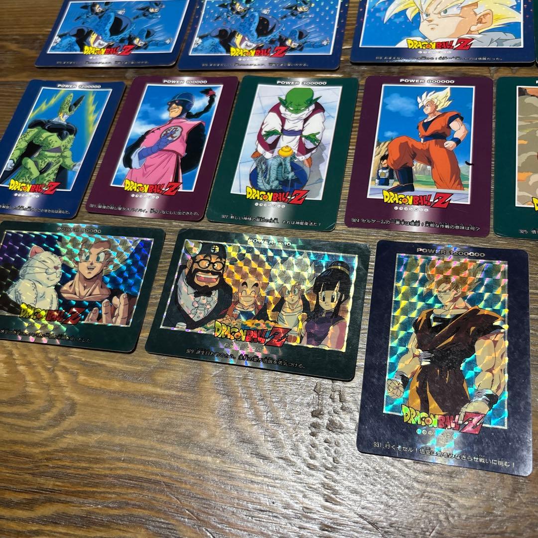 Vintage ドラゴンボールZ キラカード５枚+20 アマダ
