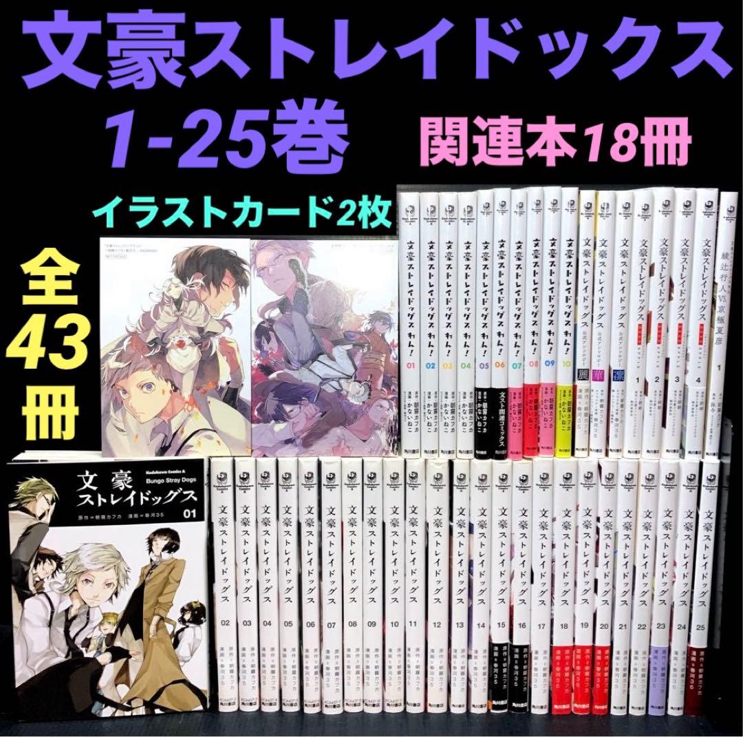 文豪ストレイドッグス 1-25巻 関連本18冊 全43冊 - メルカリ