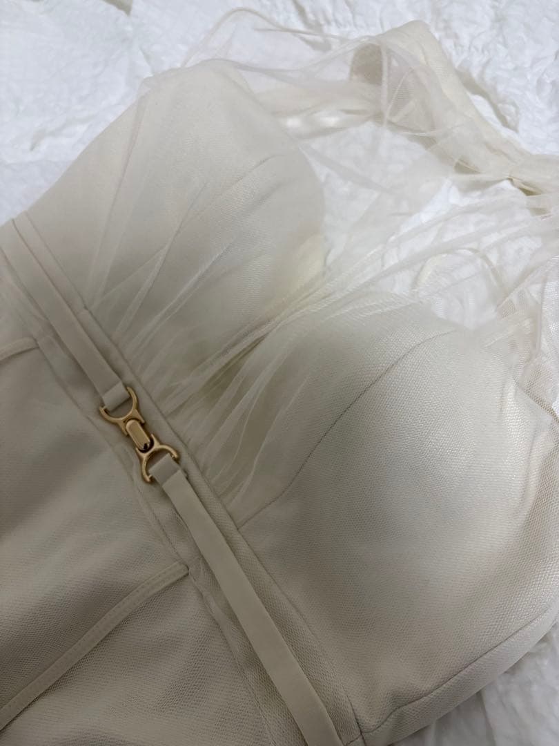 ディア　ローブドフルールロングドレスマーメイドクリスマスホルターネックシースルー