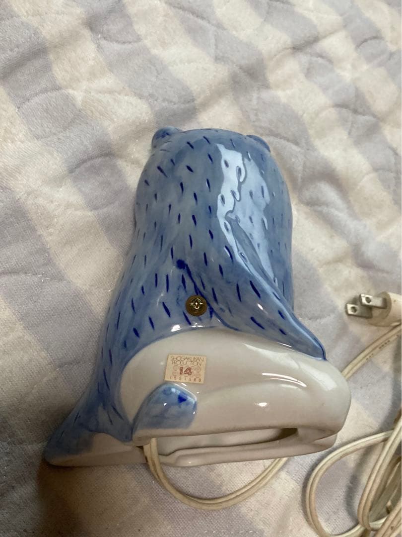 伝染るんです　吉田戦車　かわうそくん　陶器　電灯