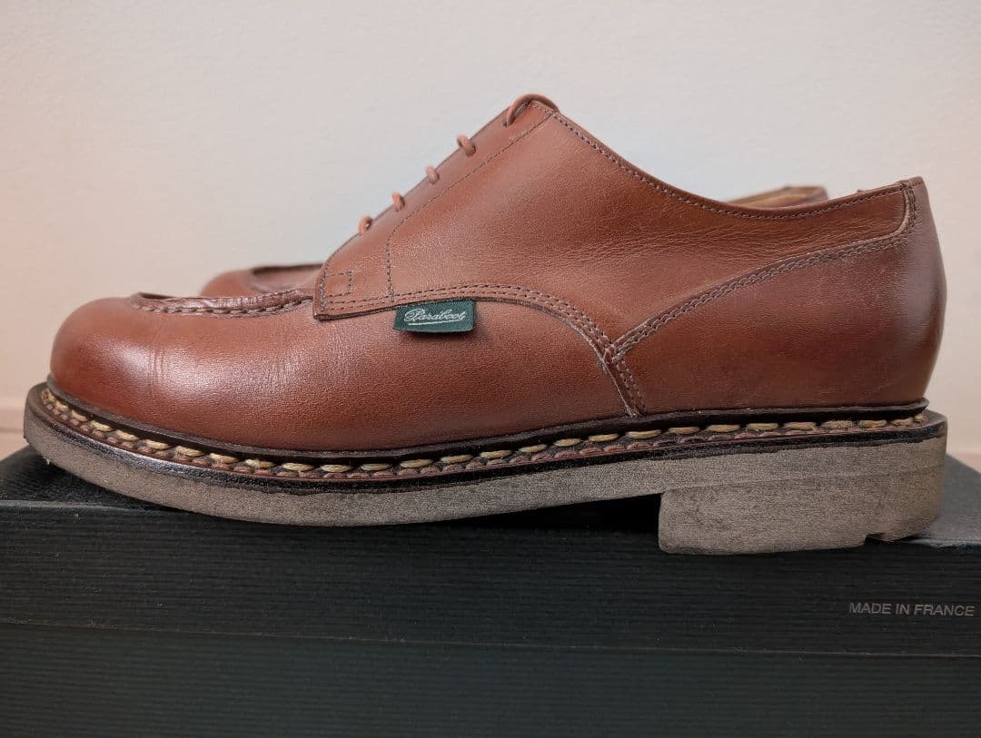 パラブーツ　シャンボード(マロンカラー)　UK8　ケアグッズ付