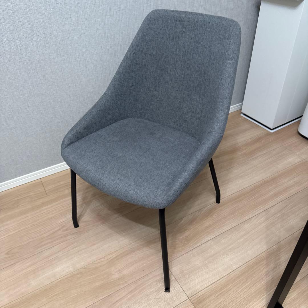 エリンギさん専用①【テーブル】ニトリ　セラミック　ダイニングテーブル、椅子2点