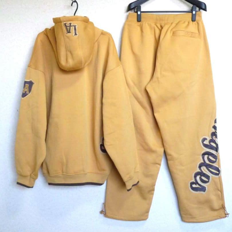 ケンケン　REPE　パーカー　セットアップ　ドジャース　厚手　2XL