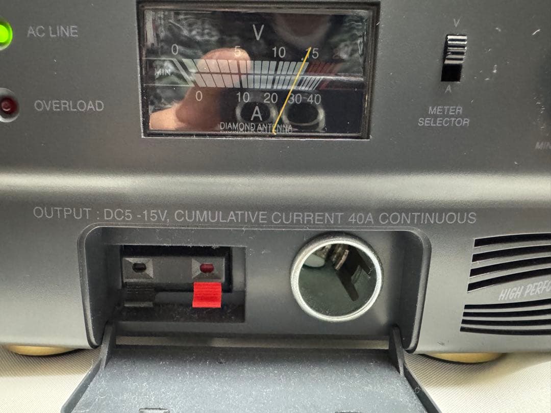 ダイヤモンドアンテナ スイッチング安定化電源 40アンペア GZV4000