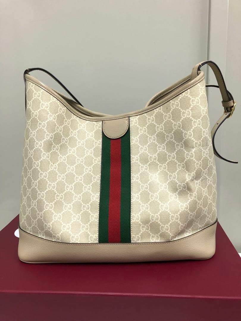 Gucci スプリームGGキャンバス　ショルダーバッグ　オフィディアダブルGロゴ