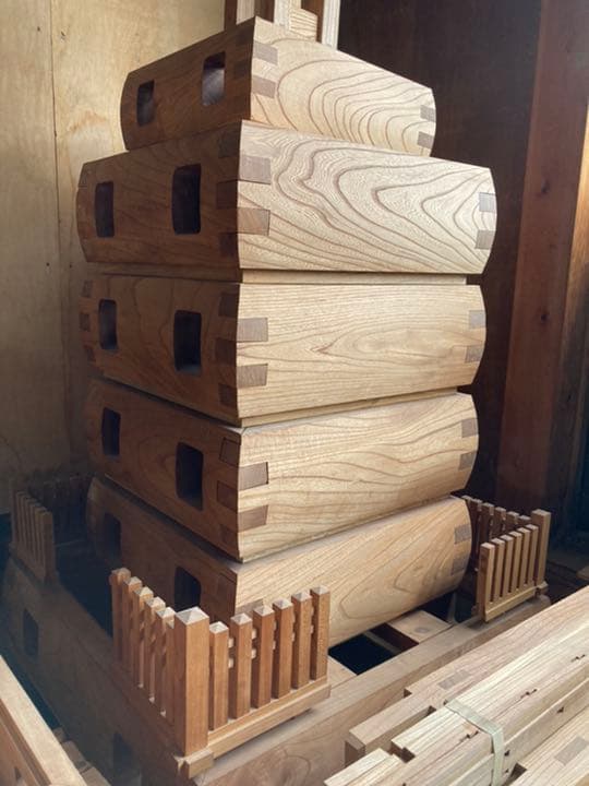 江戸神輿の図面 土台