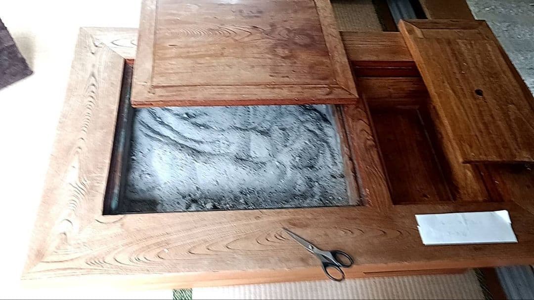 送料無料/即日発送】 国産 天然木材欅2〜4人用ローテーブル 高級座卓