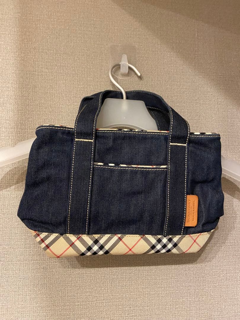 BURBERRY blue label デニムミニバッグ